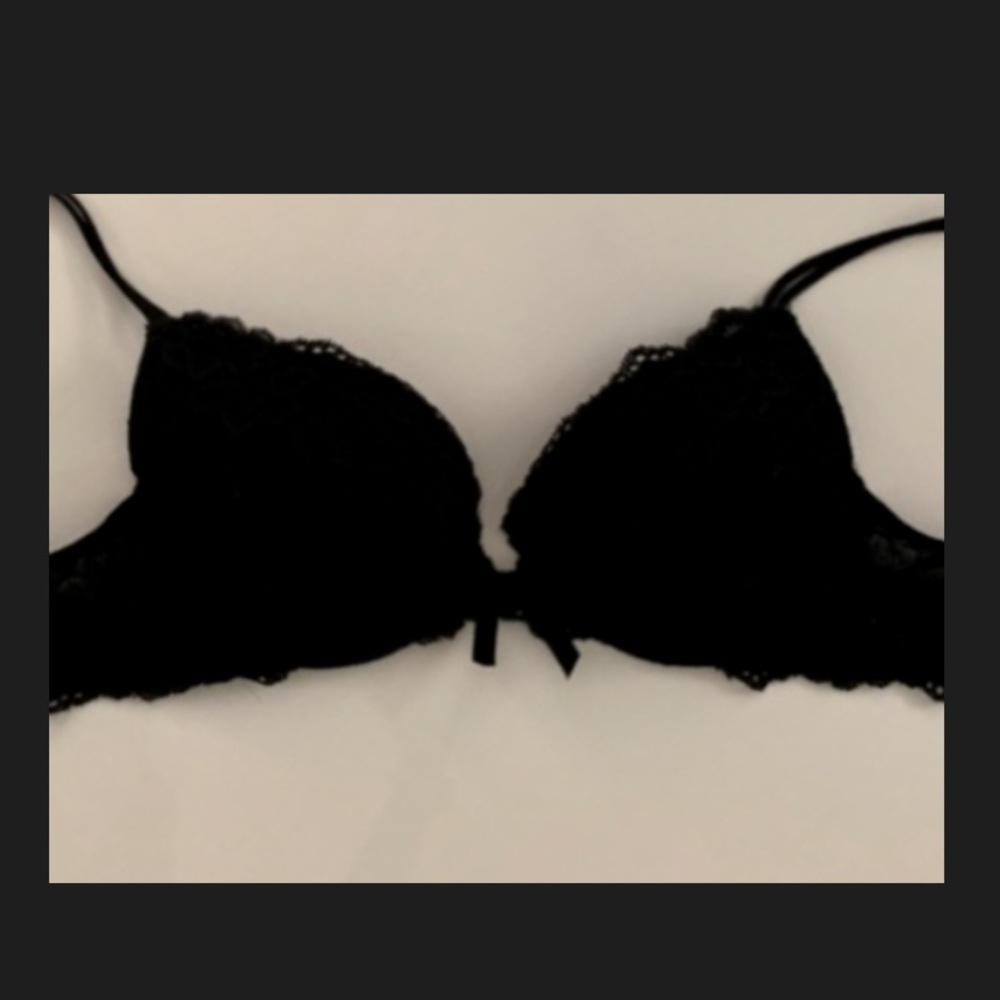 Victoria’s Secret Push Up Bra Black Lace.